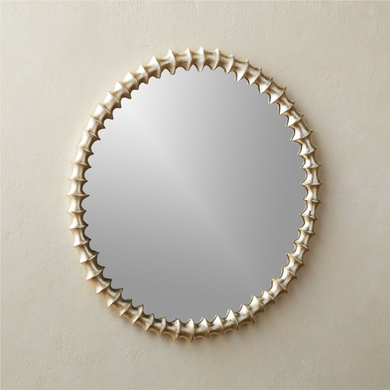Martell Champagne Round Wall Mirror 30" - Image 1