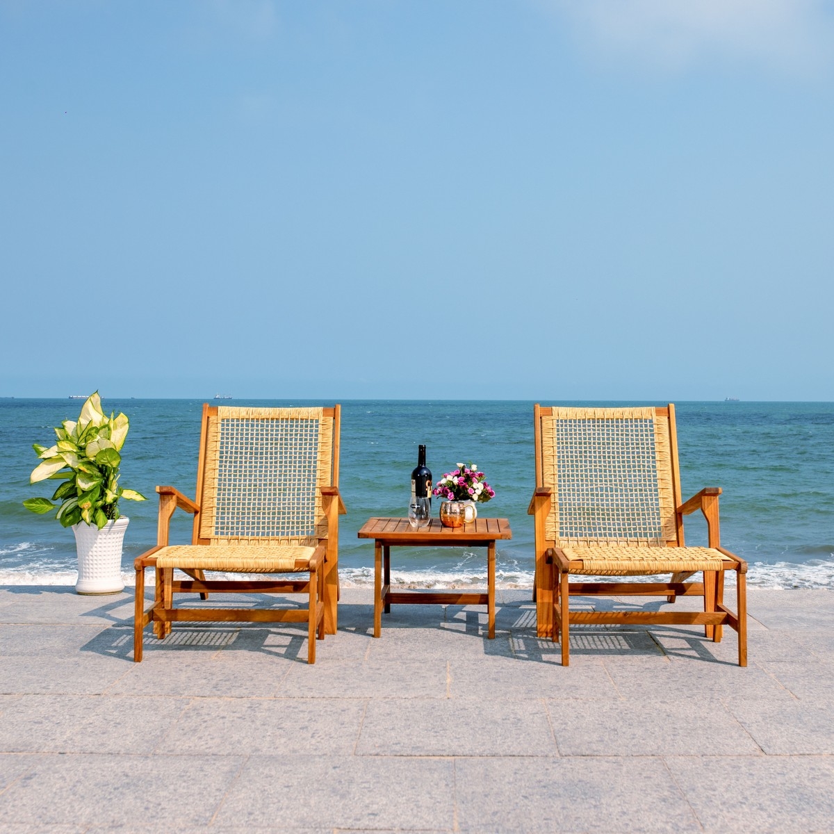 Chantelle Living Set - Natural/Natural - Safavieh - Image 8