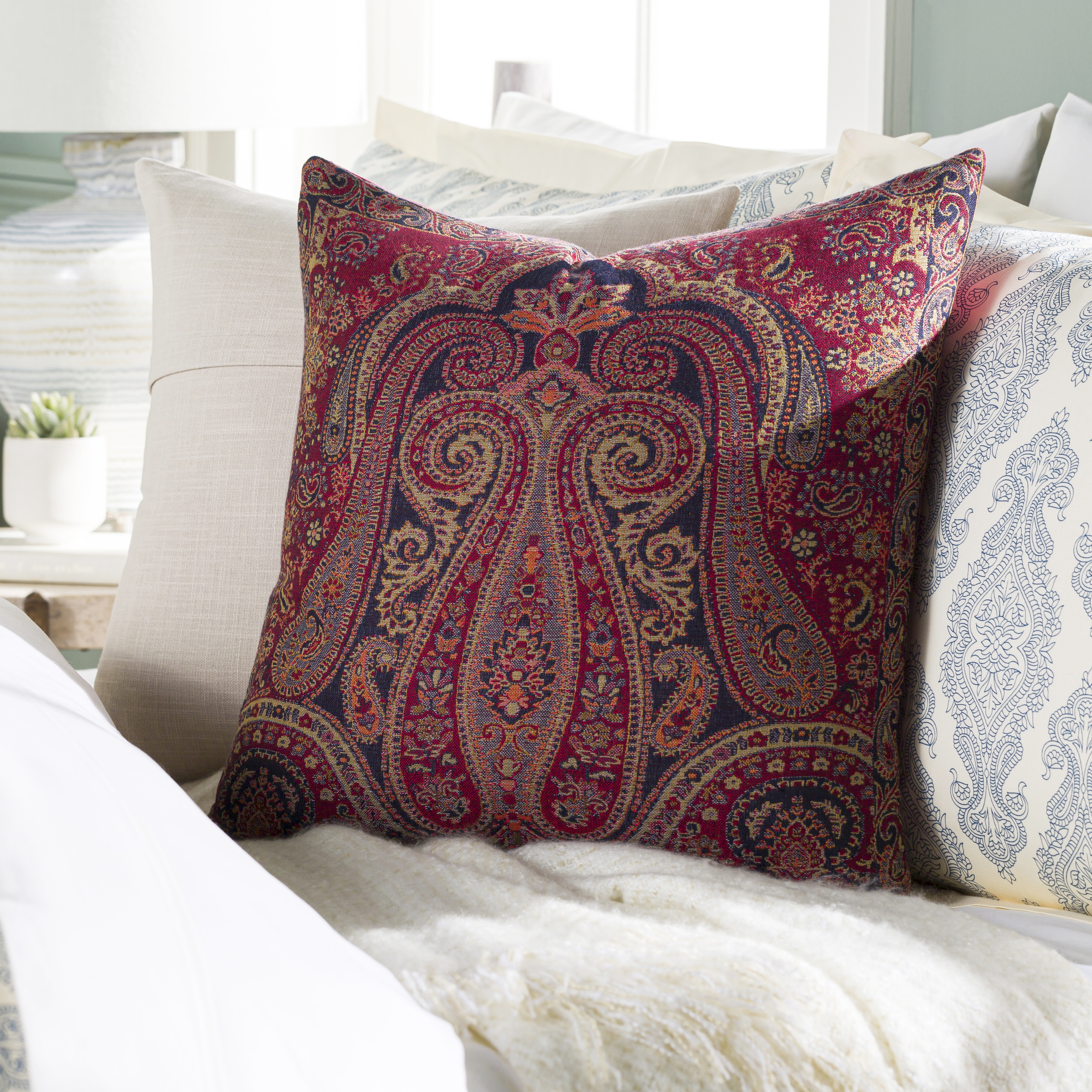 Boteh BEH-001  Pillow Cover - Image 1