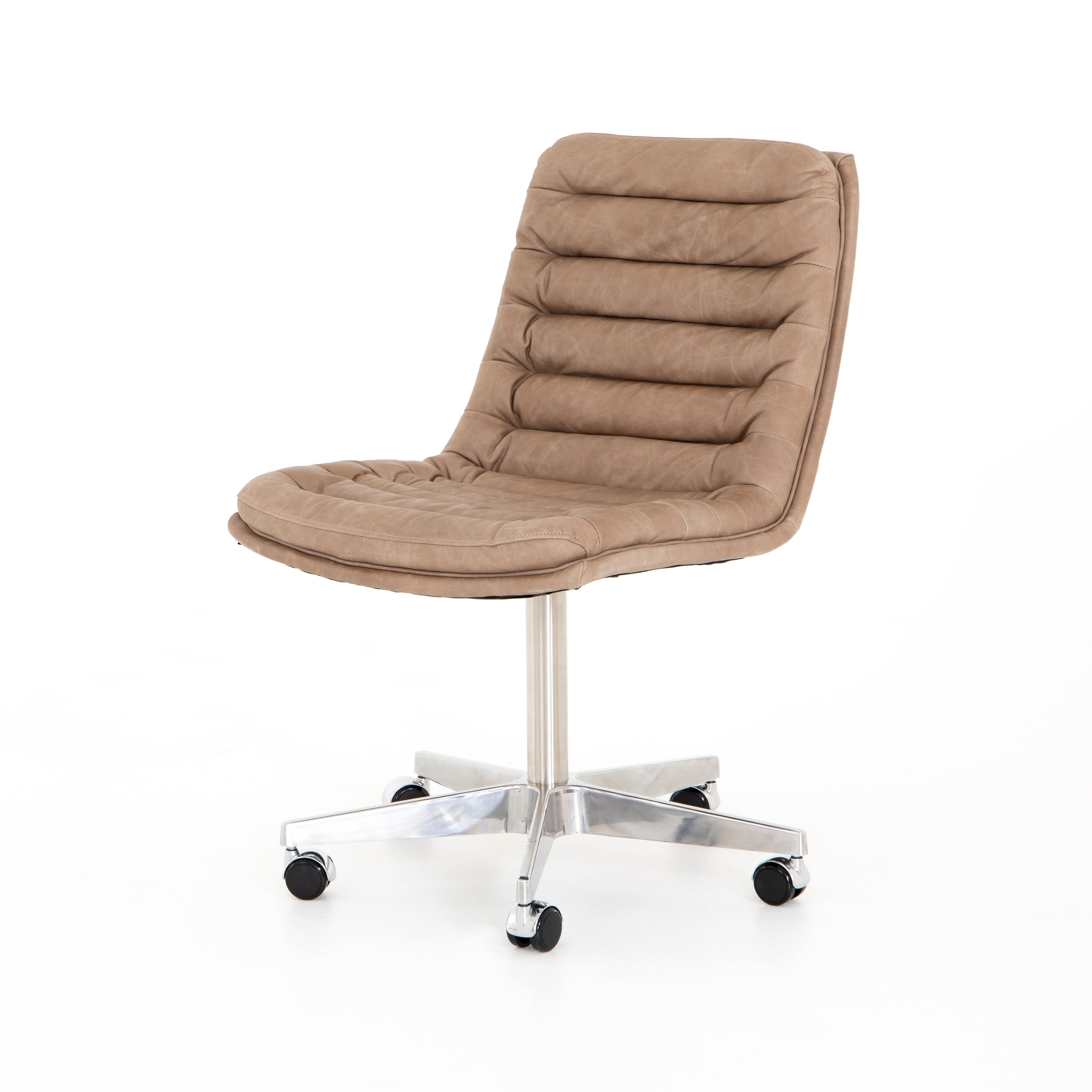 Malibu Desk Chair-Natural Wash Mushroom - Image 0