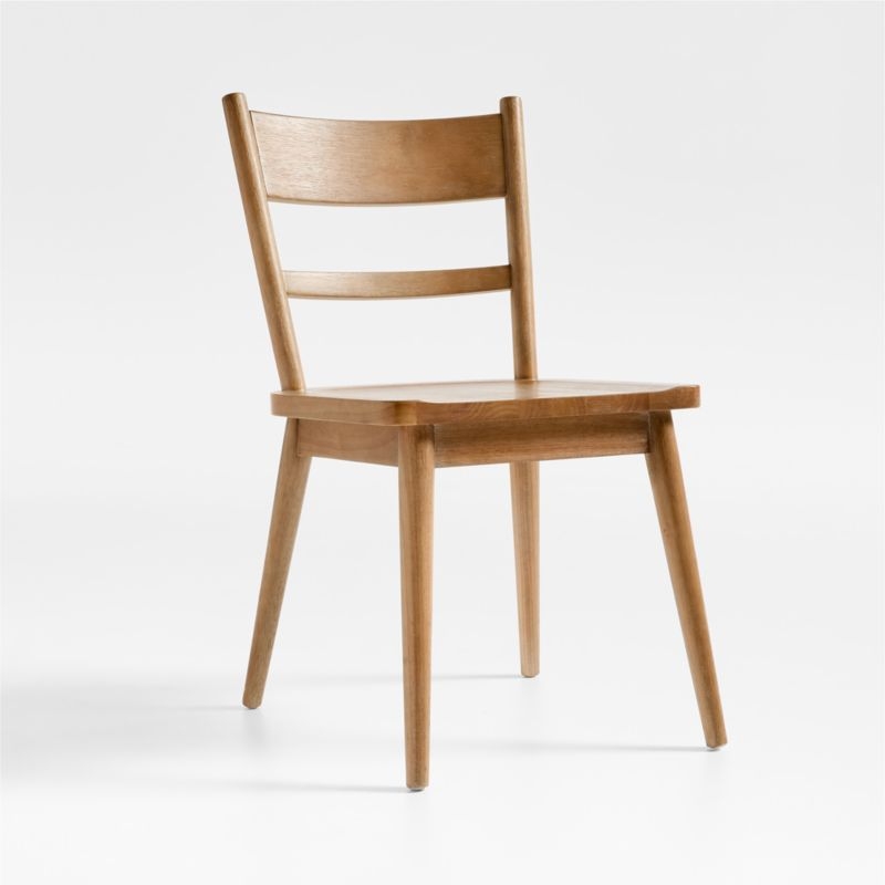 Arno Light Brown Wood Dining Chair - Image 3
