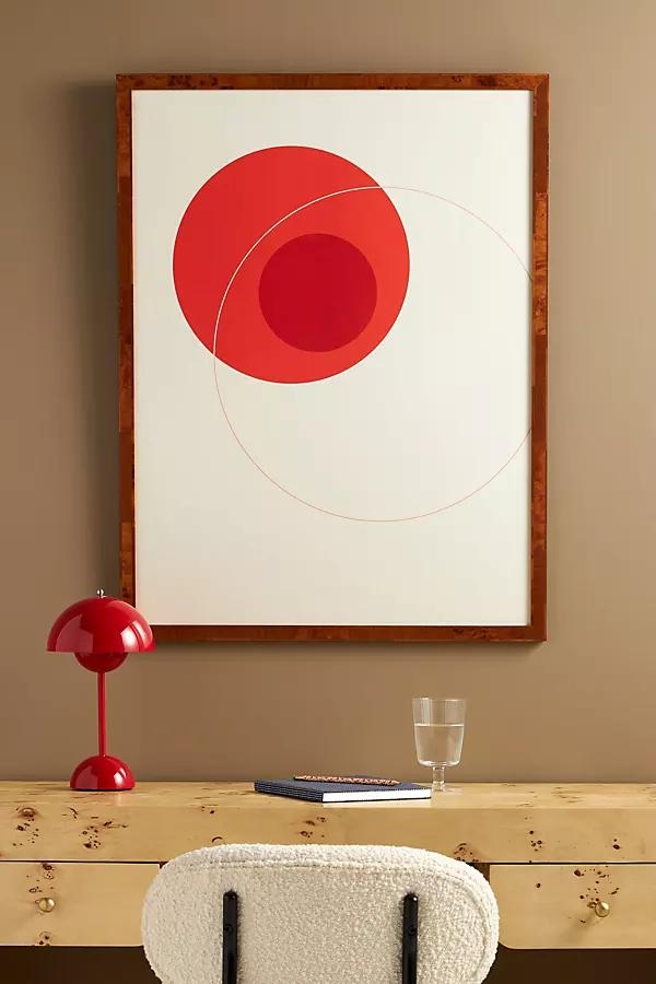 Orange Circular Composition Wall Art - Image 0