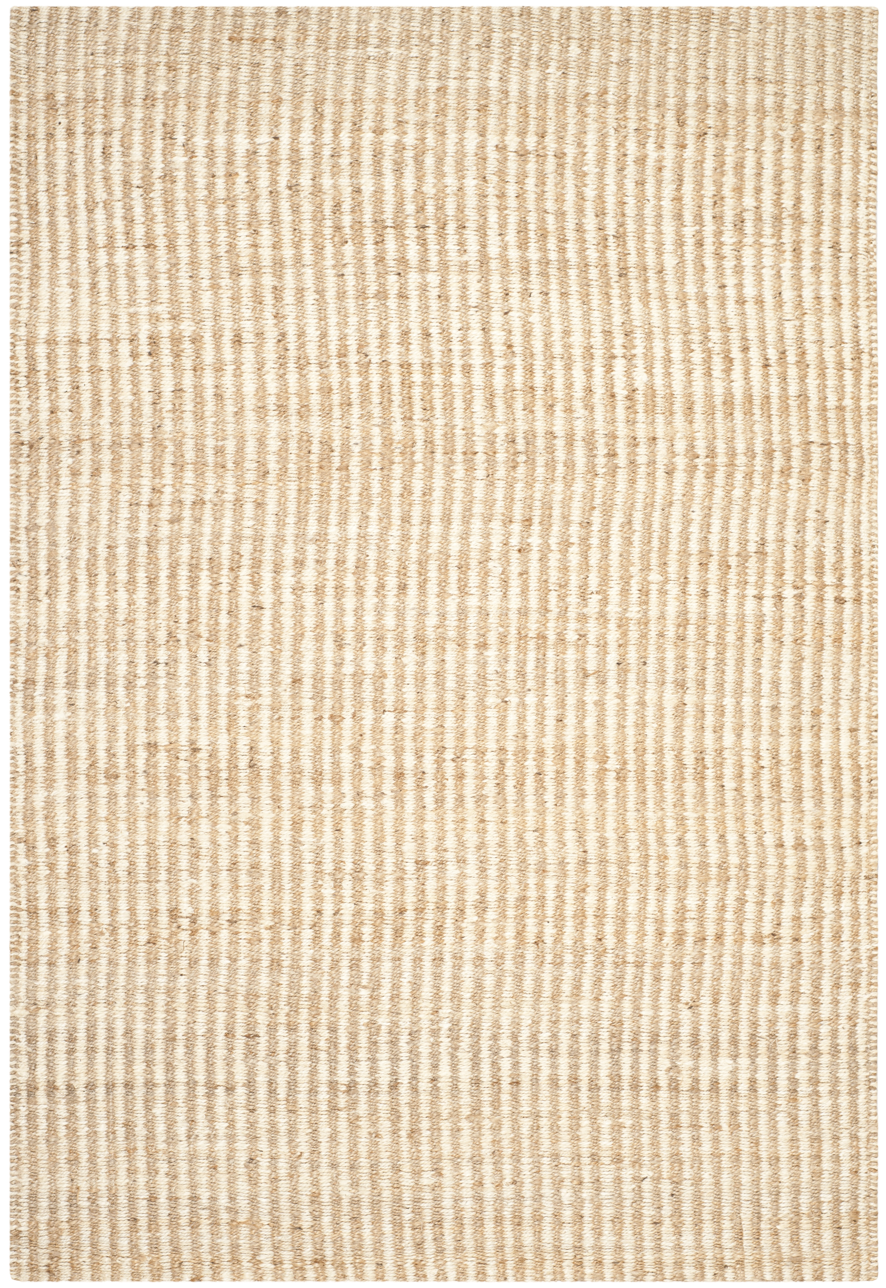 Arlo Home Hand Woven Area Rug, NF734A, Natural/Ivory,  6' X 9' - Image 0