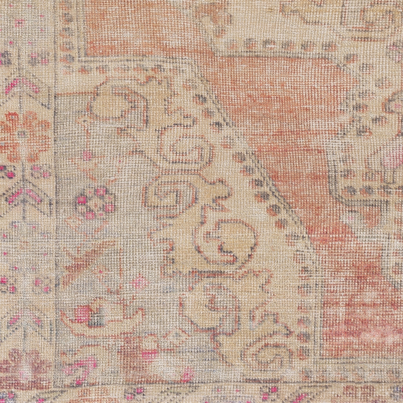 Unique Beige Indoor 8'6" x 11'6" Handmade Rug - Image 5