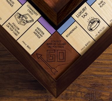 Monopoly Heirloom Edition Game, Wood - Image 2