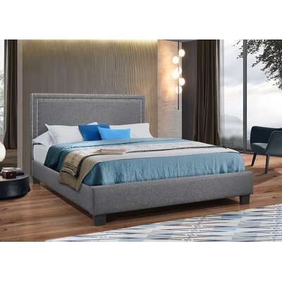 Damnjan Upholstered Platform Bed with Mattress - Image 0
