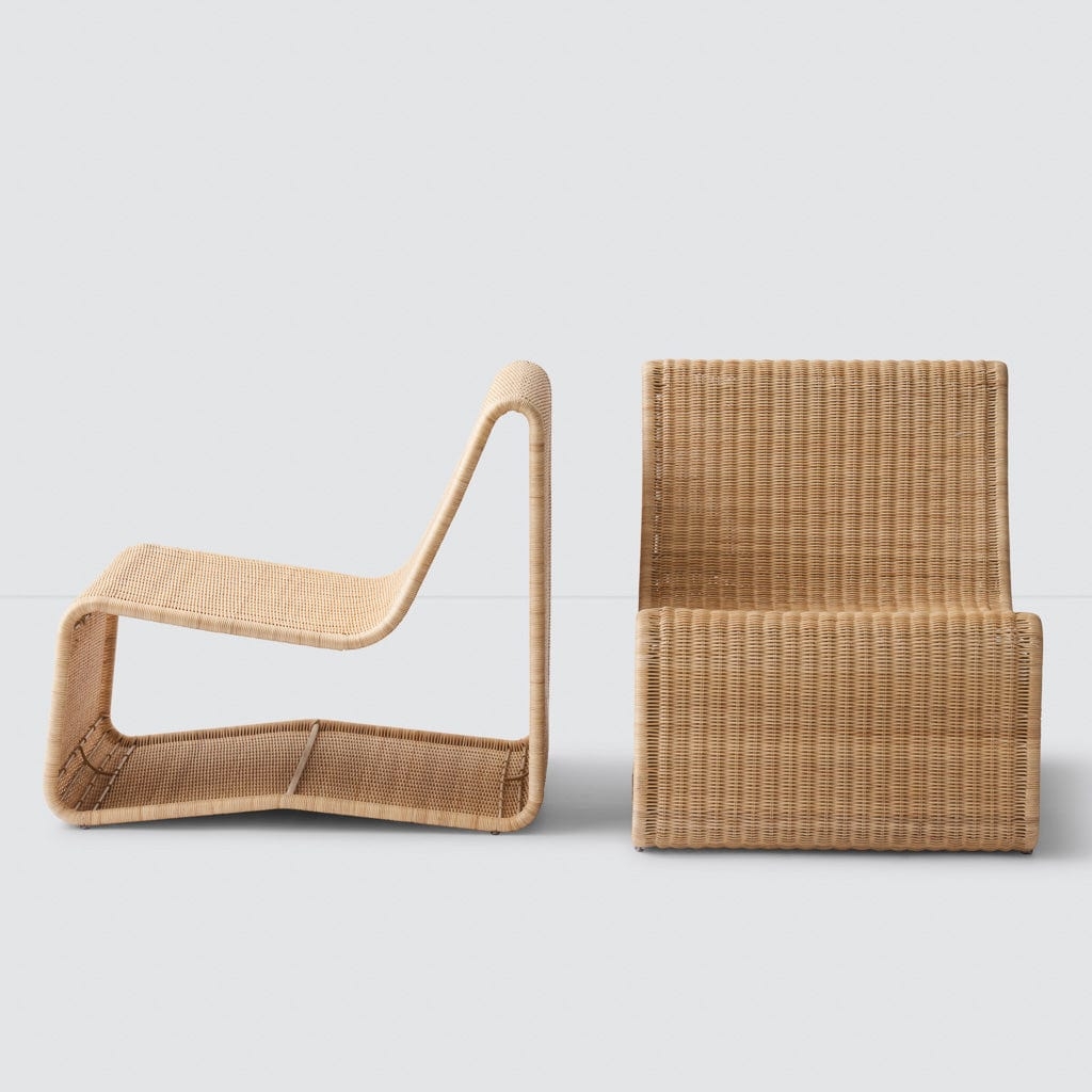 The Citizenry Liang Wicker Lounge Chair | Chair Only | Natural - Image 4