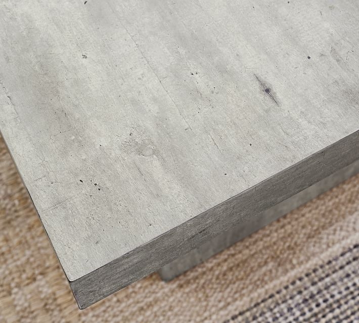 Vaccaro Concrete Coffee Table, 48" - Image 5