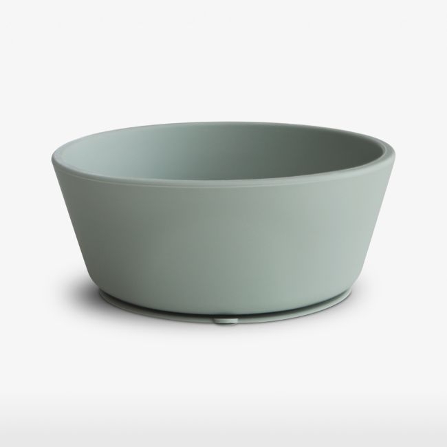 Mushie Green Suction Silicone Bowl - Image 0