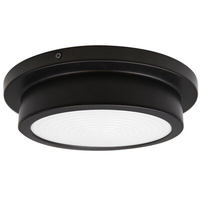 14Inch LED Flush Mount Ceiling Light Fixture, Dimmable Ceiling Lamp For Living Room, Bathroom Porch And Bedroom, Damp Location 20W, 3000K, 1000Lm, Oil Rubbed Bronze Finish - Image 0