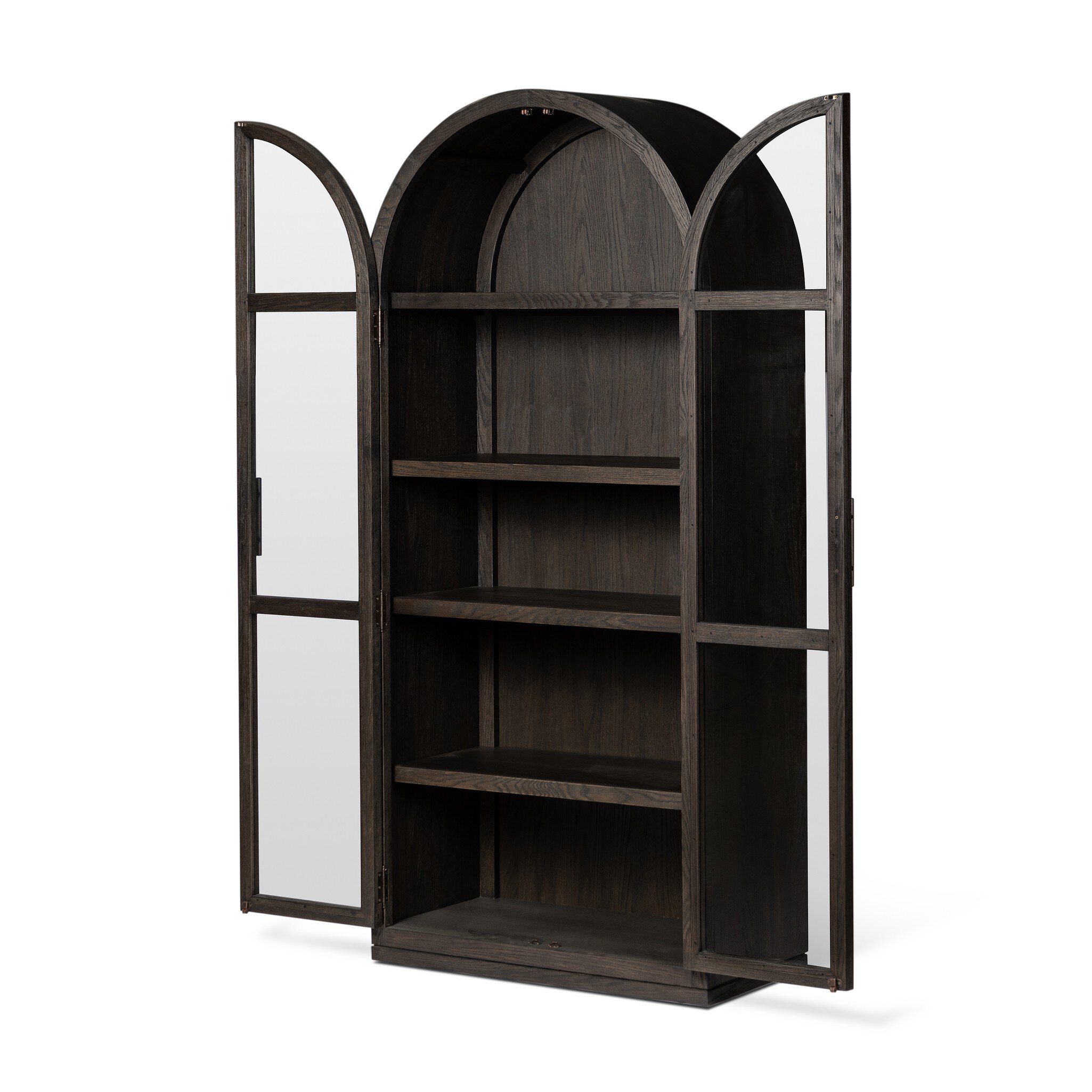 Hepburn Cabinet - Dark Anthracite Oak Veneer - Image 8