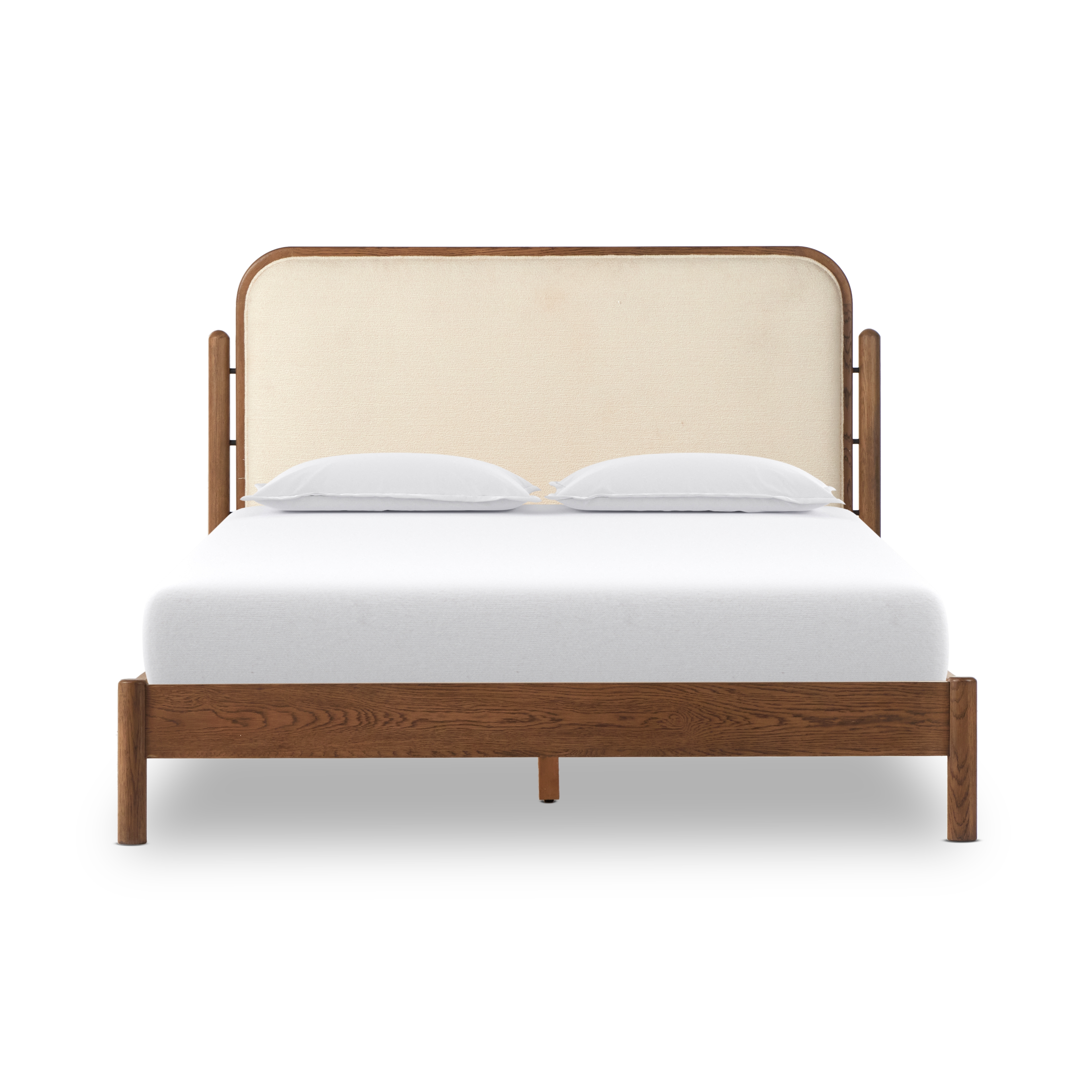 Caroline Bed-Smoked Oak-King - Image 3