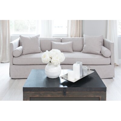 Pavan 34" Linen Square Arm Modular Sofa - Image 0