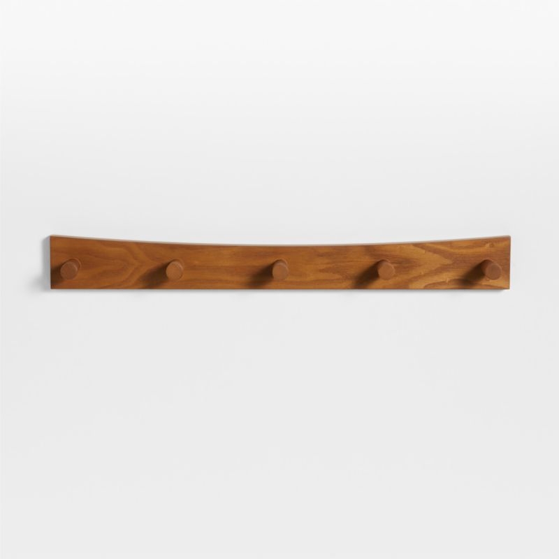 Hampshire Natural Brown Wood Kids Wall Hooks - Image 2