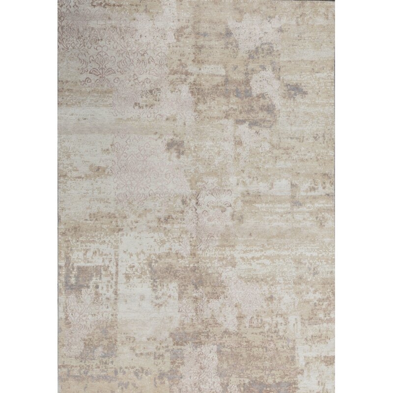 Bokara Rug Co., Inc. Hand-Knotted High-Quality Beige Area Rug - Image 0
