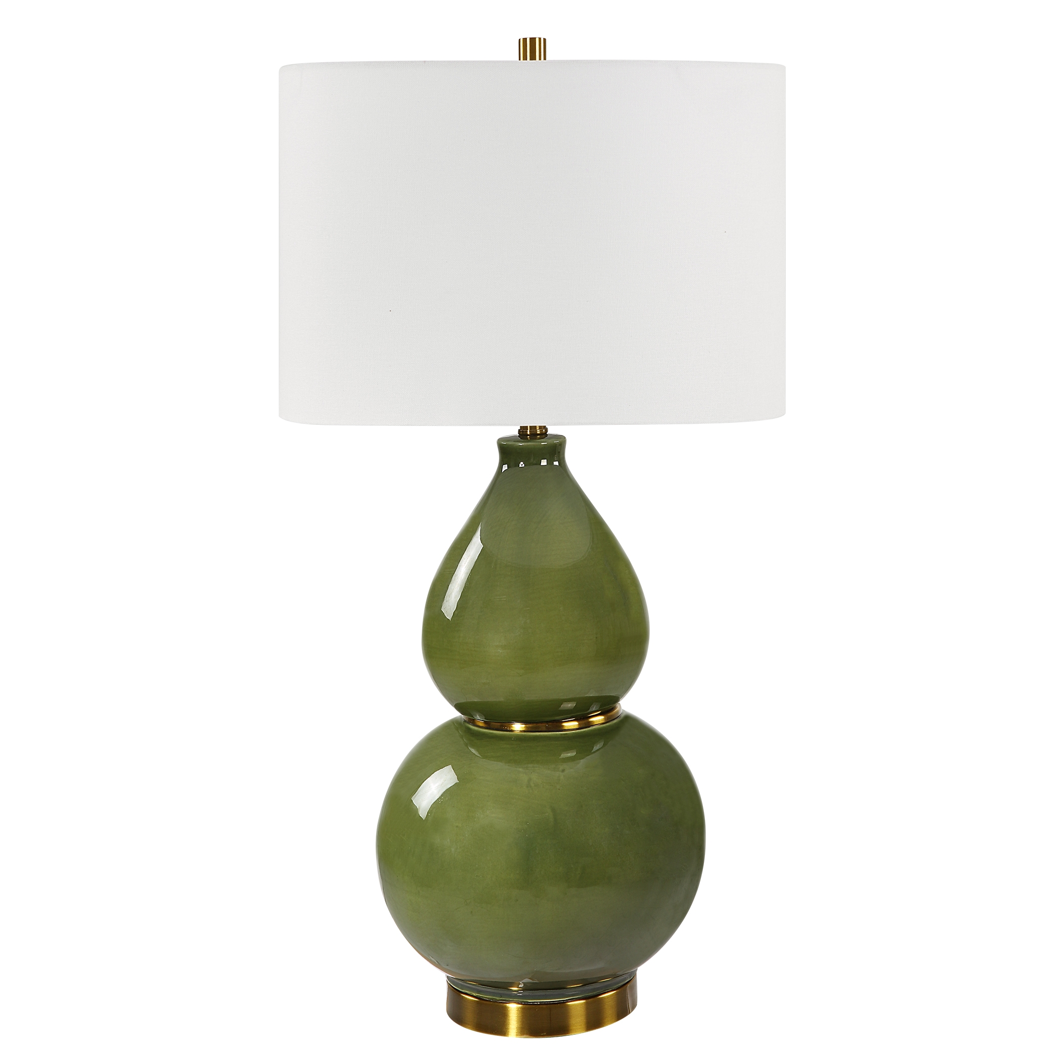 Gourd Green Table Lamp - Image 4