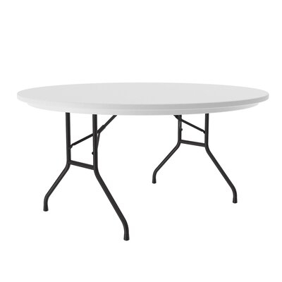 Fixed Height Blow Molded 60" Circular Folding Table - Image 0