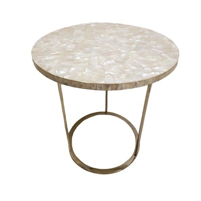 Lavish Touch Aubrey Table - Mother Of Pearl - Image 0