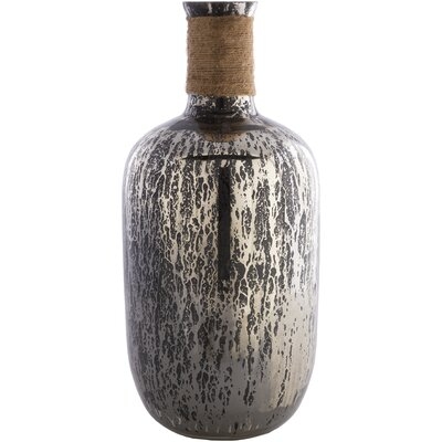 Webrook Silver/Black 17.5" Glass Table Vase - Image 0
