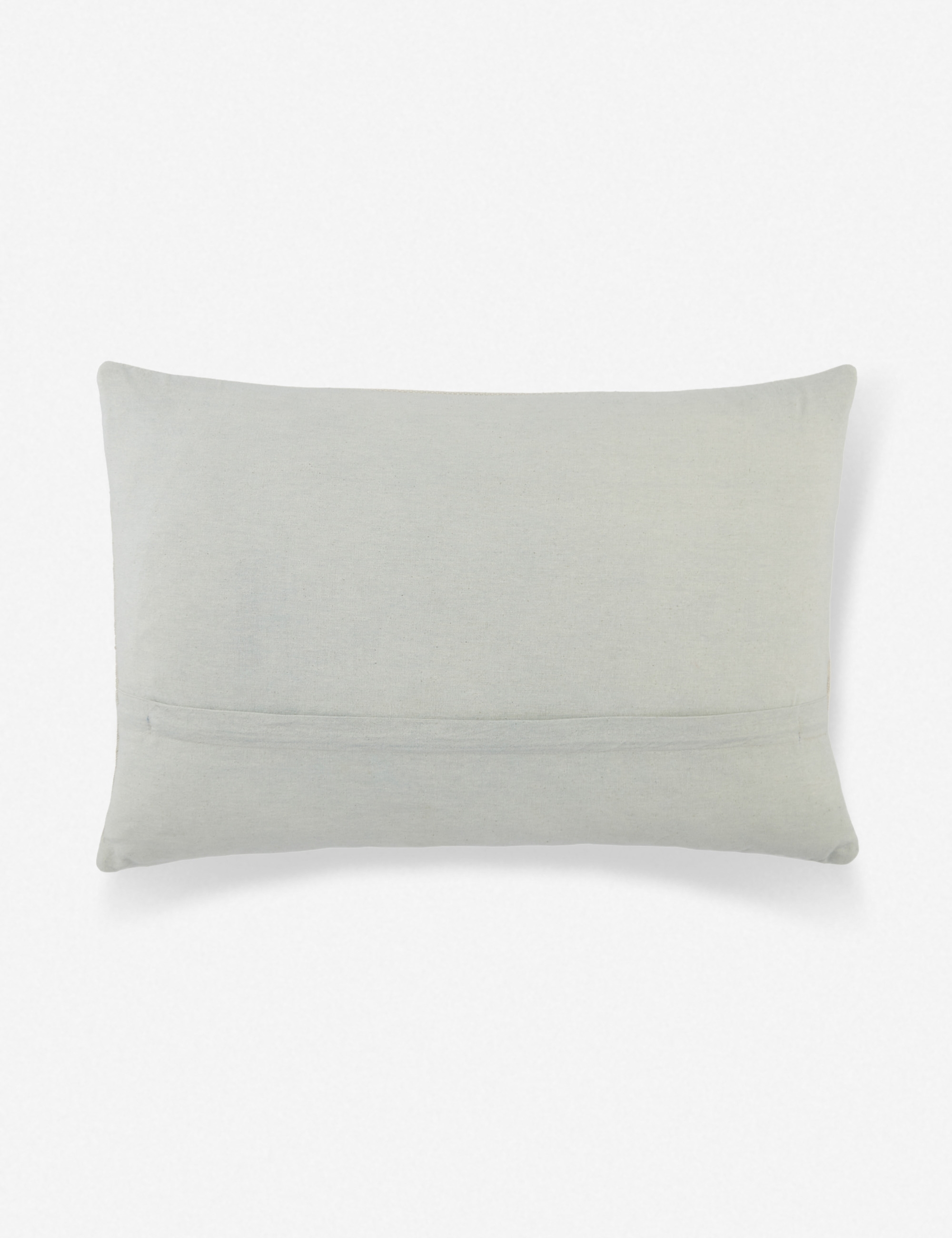 Lina Lumbar Pillow, Light Gray 24" x 16" - Image 1