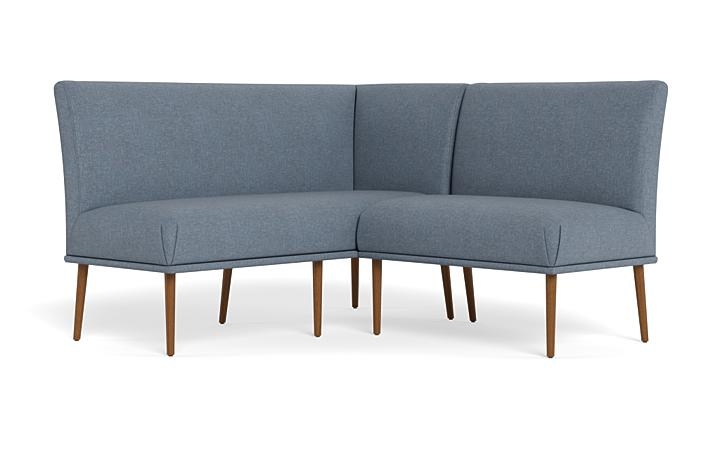 Dorian Upholstered Petite Left Banquette with Tufting Option - Image 2