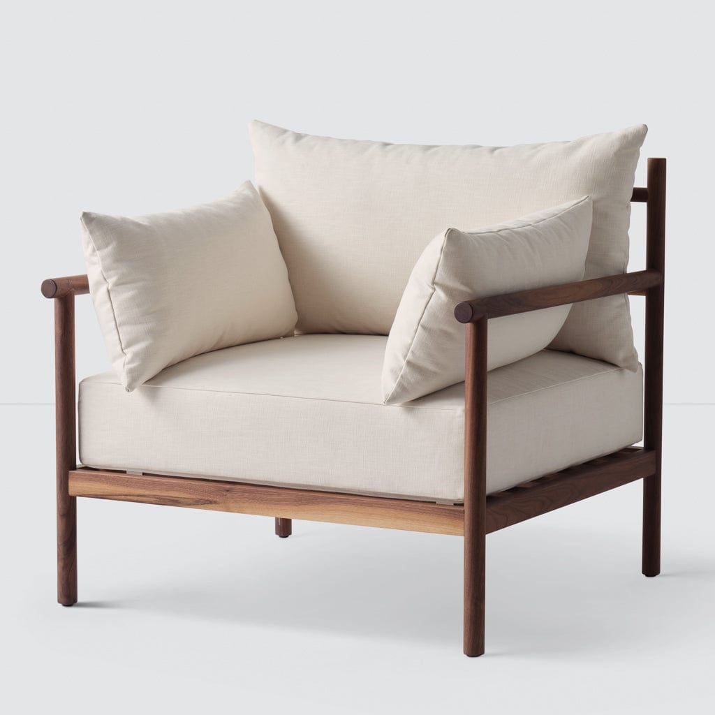 The Citizenry Santo Armchair | Chair Only | Brown - Image 0