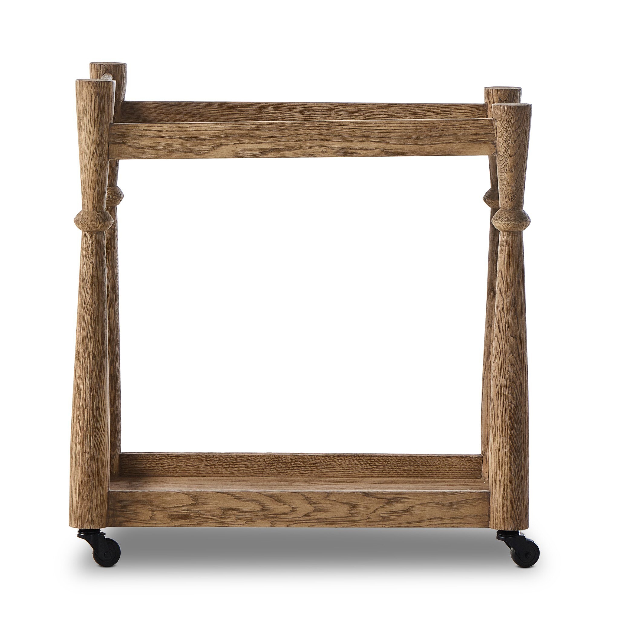 Alamosa Bar Cart - Light Wash Oak - Image 4