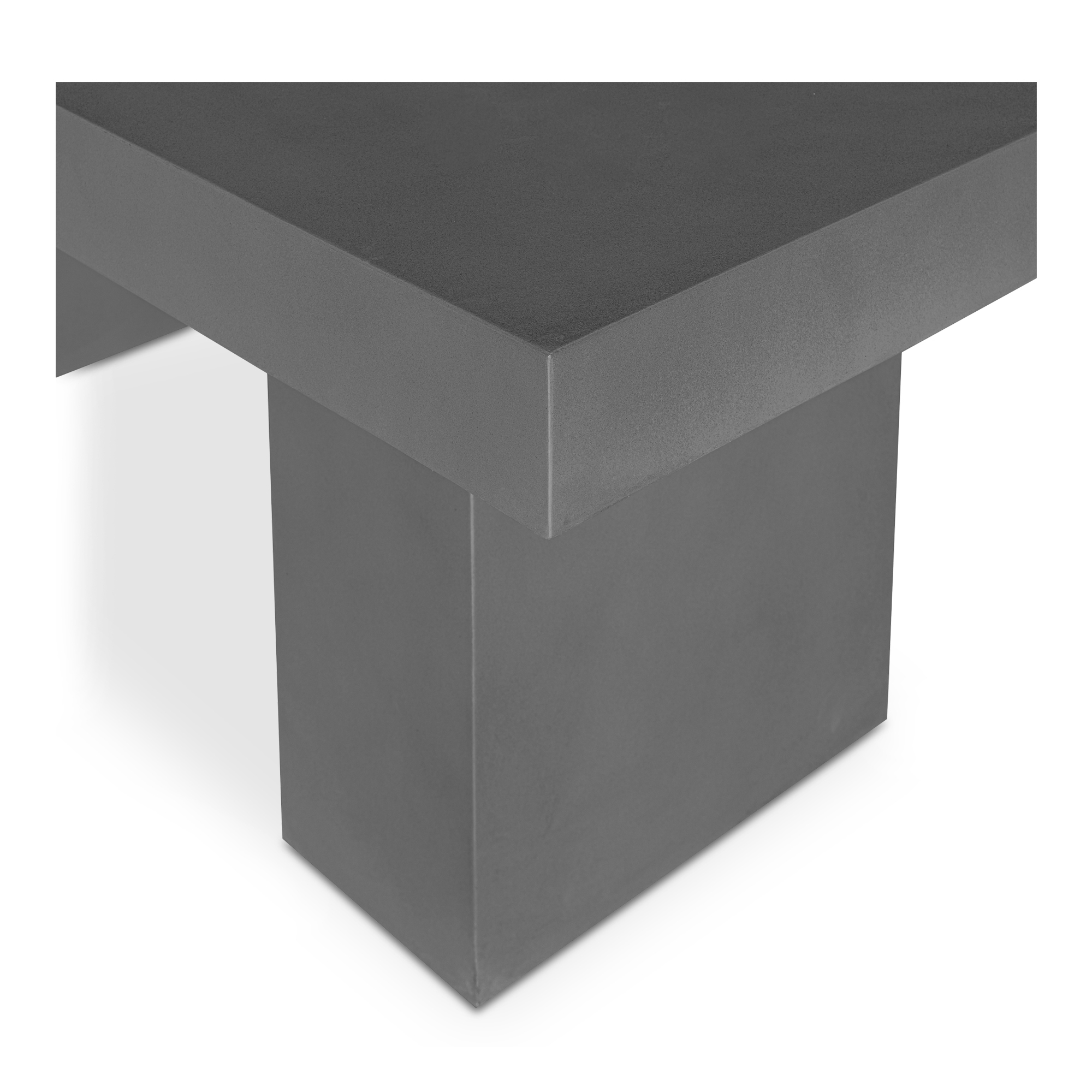 Antonius Outdoor Dining Table Dark Grey - Image 5