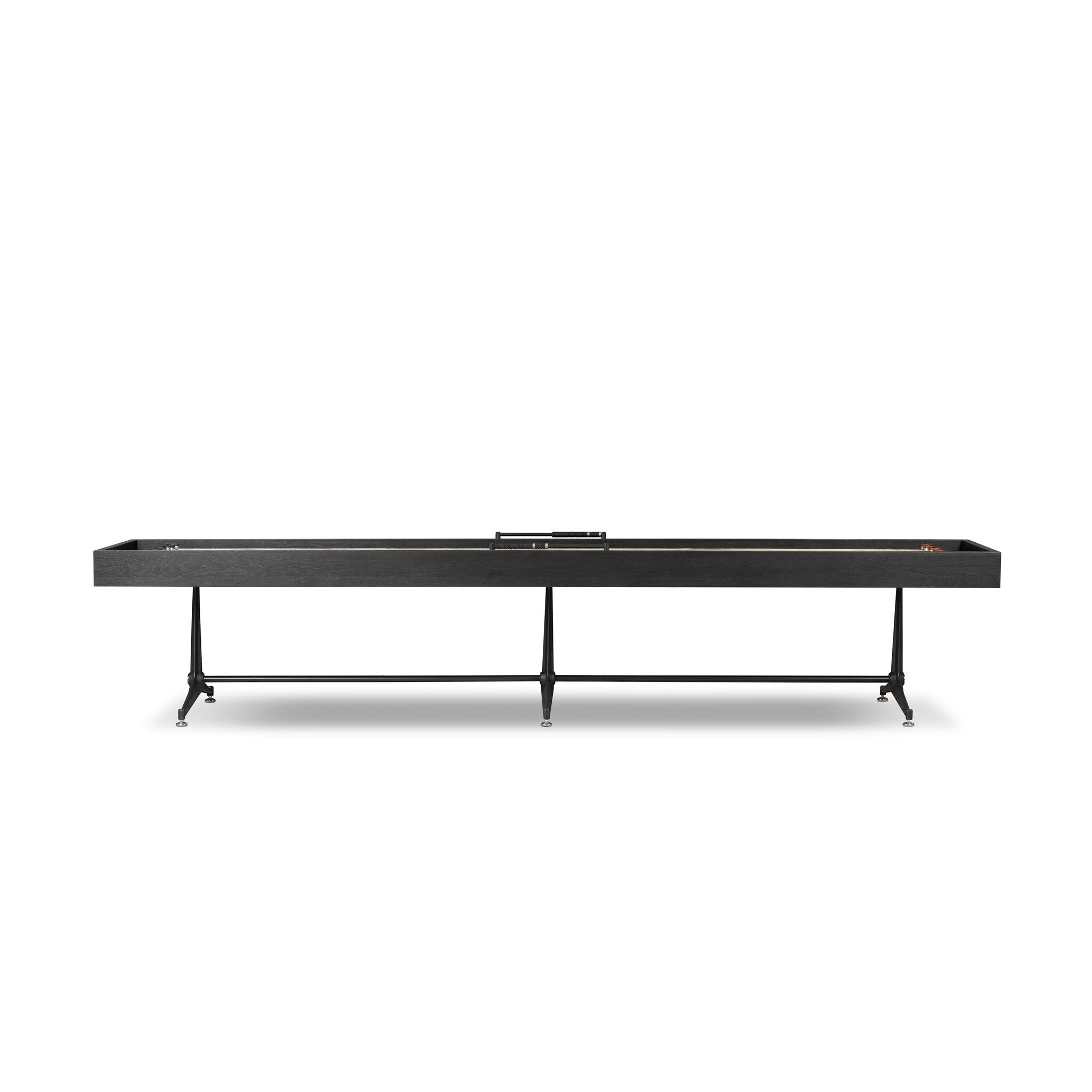 District Eight Large Shuffleboard Table - Ebonized Oak - Image 7