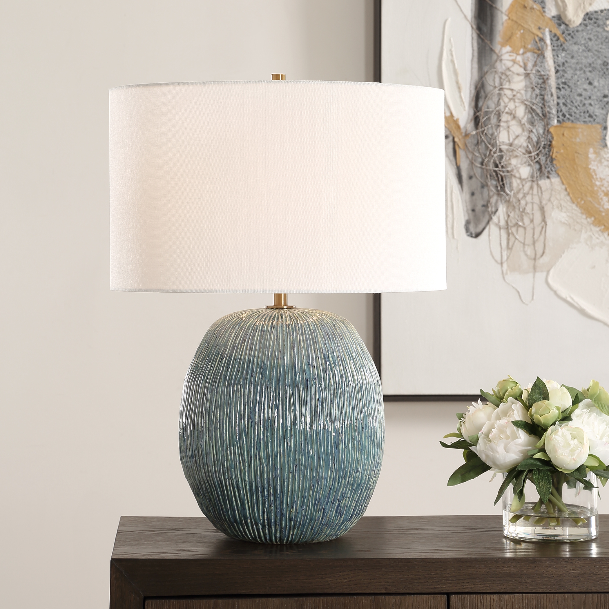 Elysia Textured Table Lamp - Image 1