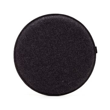 Zabuton Seat Pad, Round, Charcoal - Image 3
