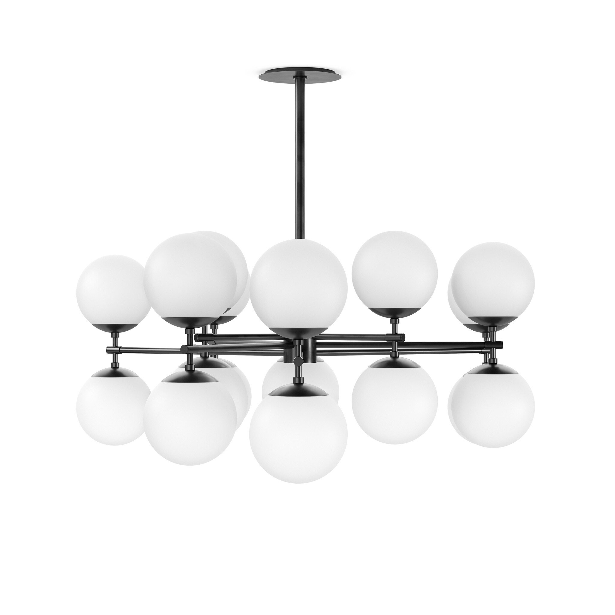 Zodiac Chandelier - Black Gunmetal - Image 0