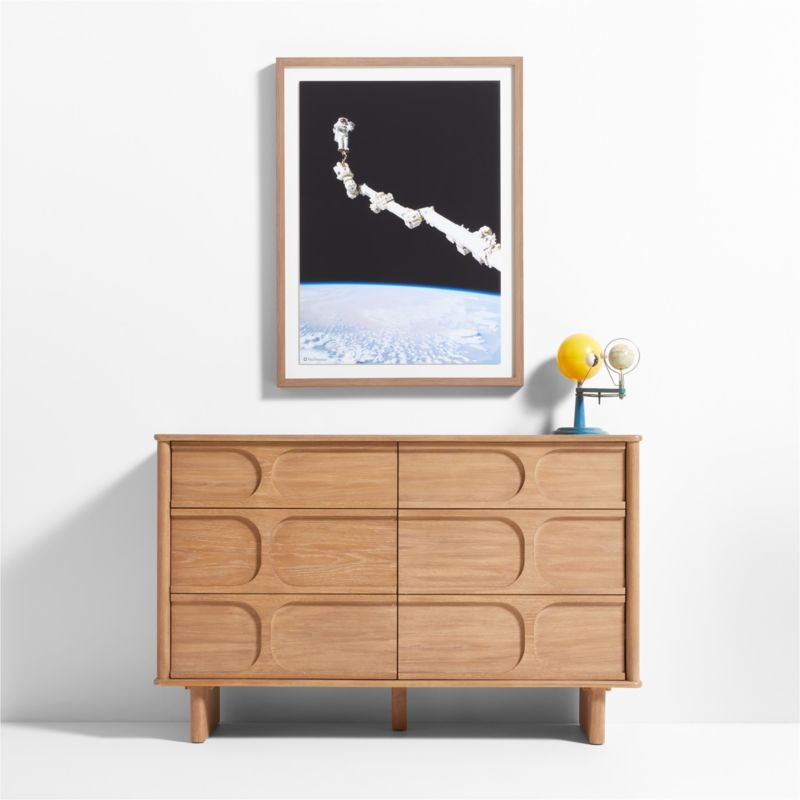 Smithsonian Astronaut in Space Framed Wall Art Print - Image 1