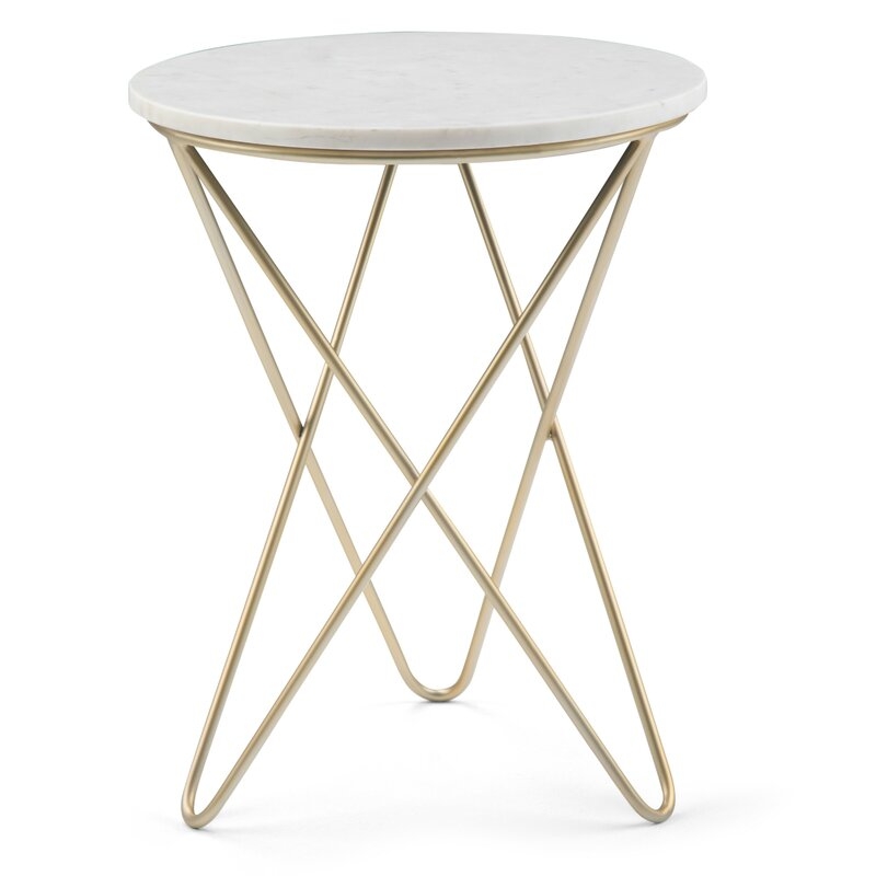 Claytor Tray Top Cross Legs End Table - Image 1