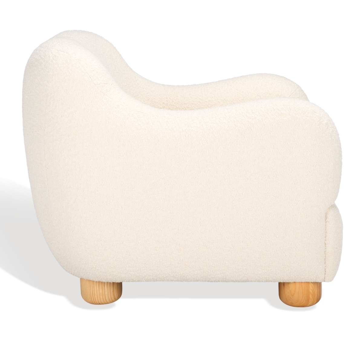 Dyanna Boucle Accent Chair - Ivory/Natural - Image 6