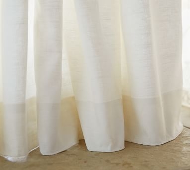 Belgian Linen Curtain Made with Libeco(TM) Linen, Unlined, 50 x 84", Chambray - Image 5