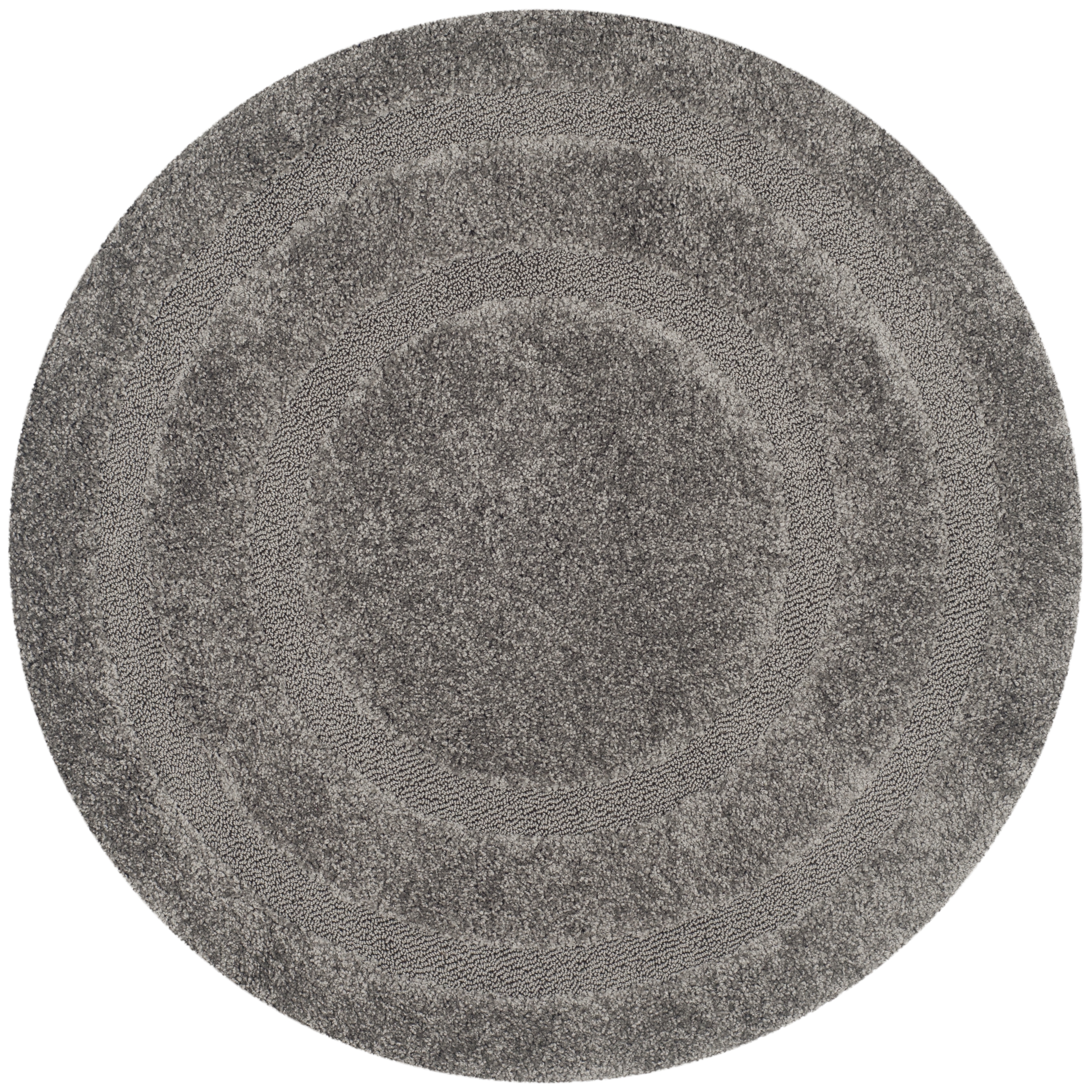 Arlo Home Woven Area Rug, SG454-8080, Grey/Grey,  5' X 5' Round - Image 0
