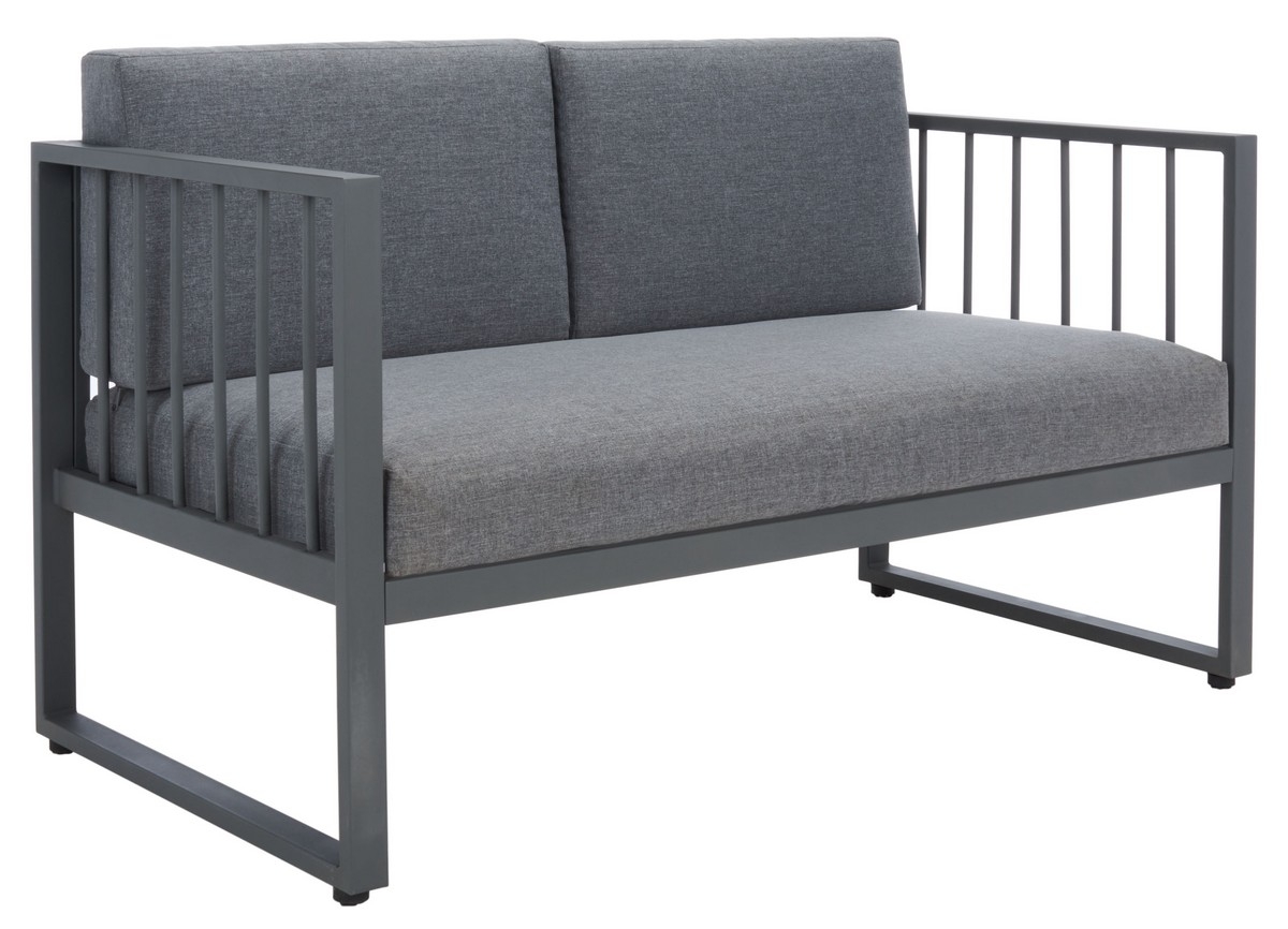 Holyoke 4 Pc Living Set - Grey / Grey - Safavieh - Image 8