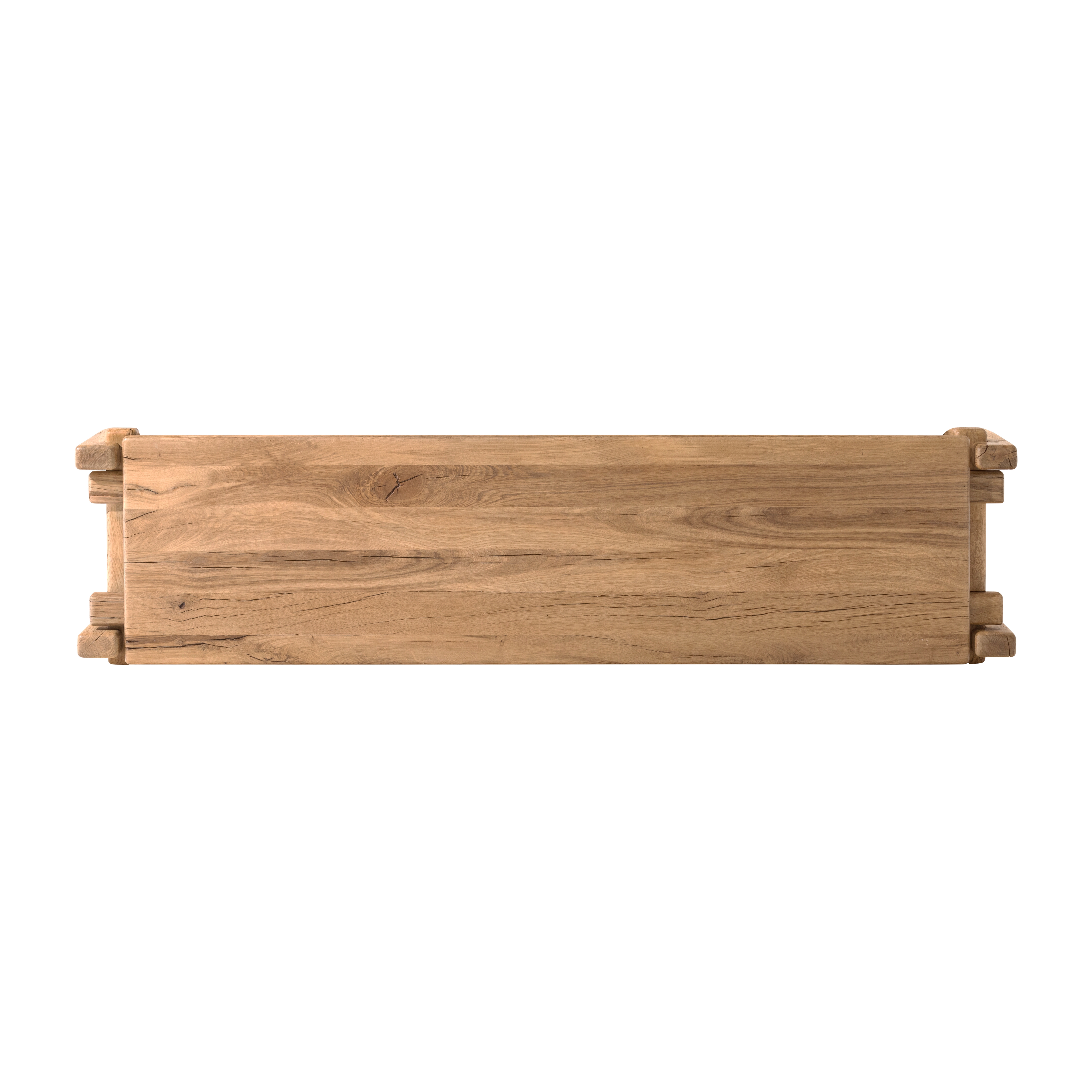 Marcia Console Table - Natural Reclaimed French Oak - Image 4