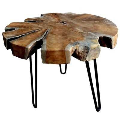 Filey Teak Trunk Accent End Table - Image 0