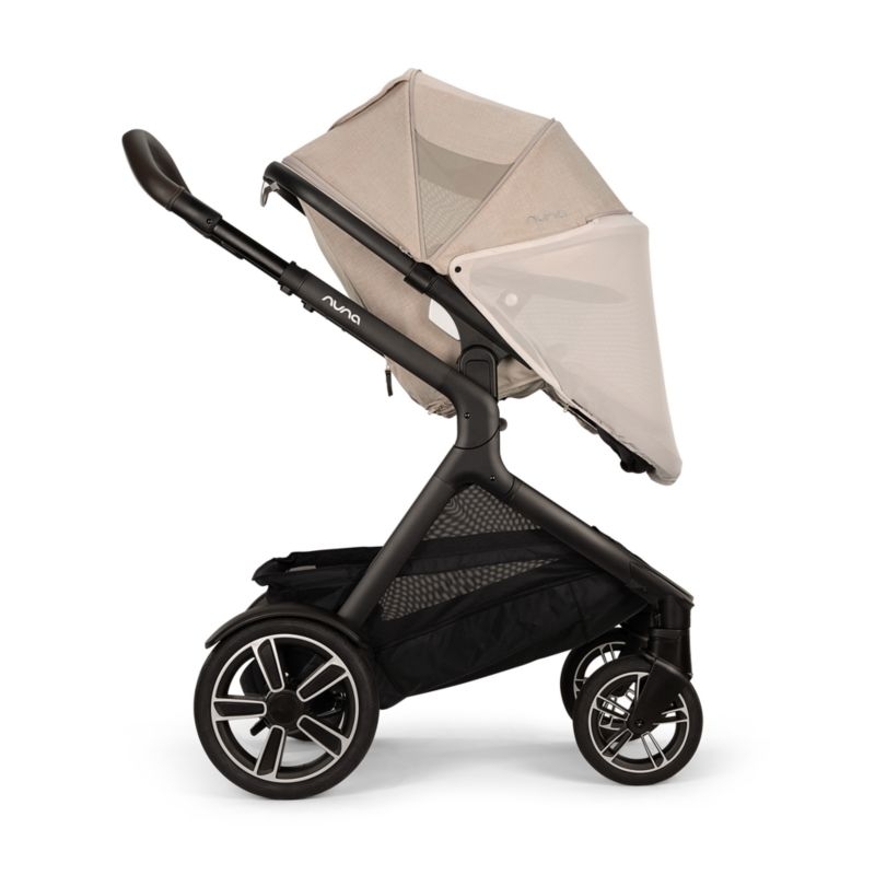 Nuna ® DEMI ™ next Brown Biscotti Baby Stroller with Ride-Along Board - Image 4
