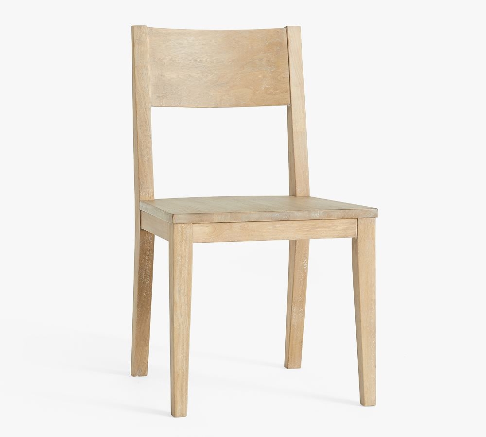 Menlo Wood Dining Chair, Fog - Image 0