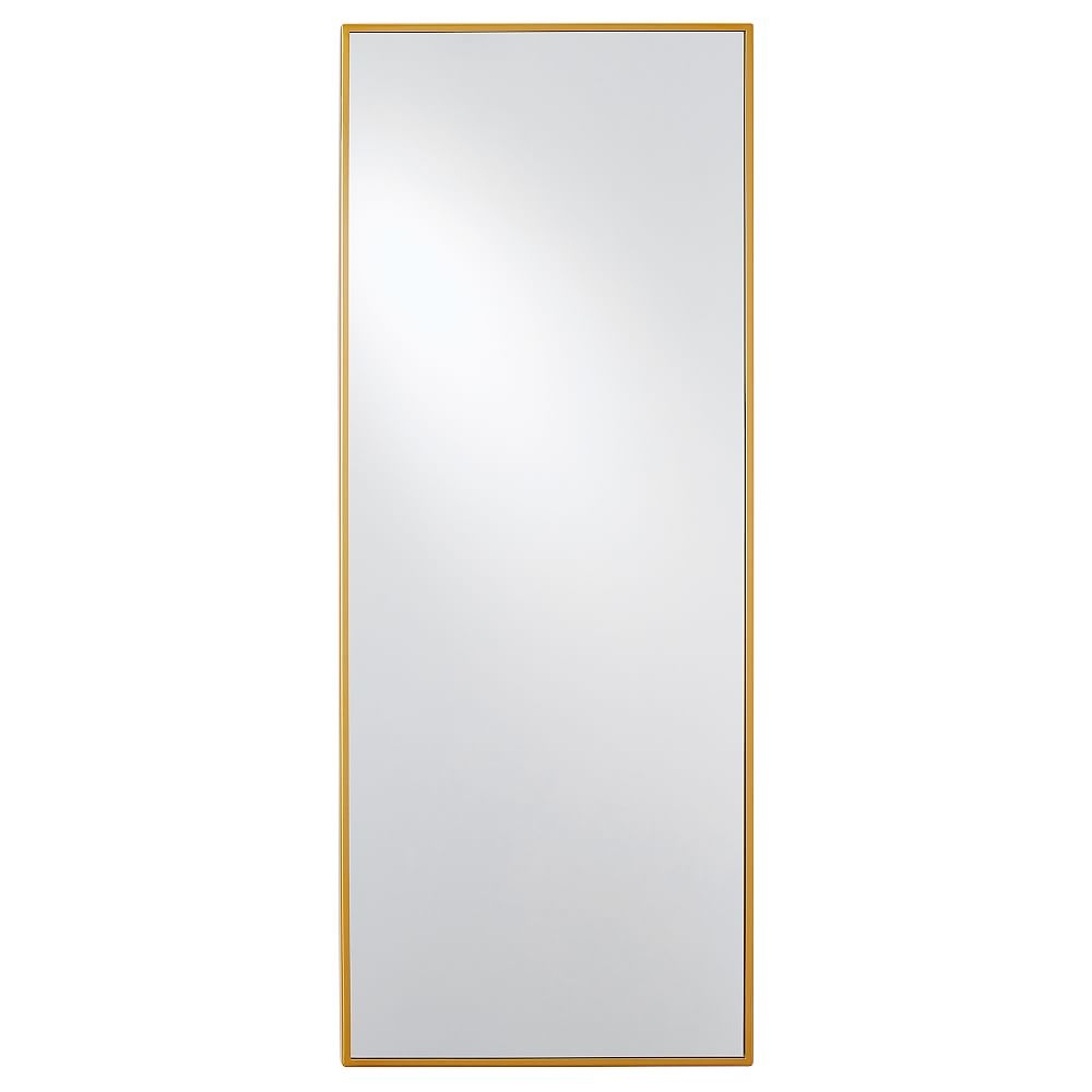 Metal Framed Full Length Mirror, Rectangle, Tuscan Gold, UPS - Image 0
