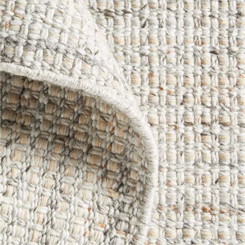 Niseko Performance Handwoven Gold Area Rug 6'x9' - Image 1