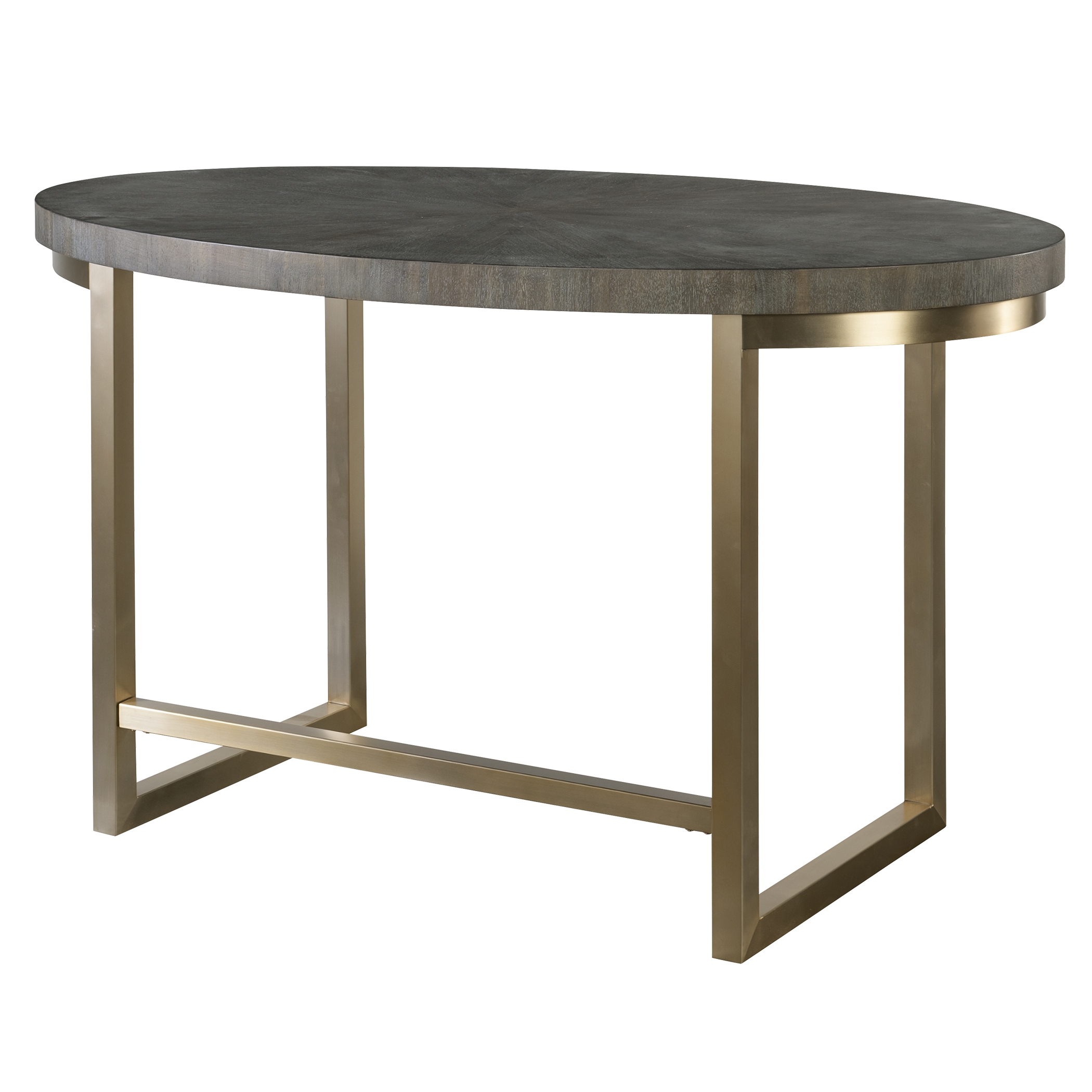 Taja Walnut Oval Desk - Image 3