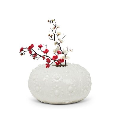 White 2.5" Ceramic Table Vase - Image 0