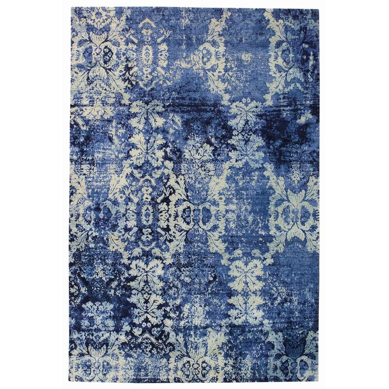 Landry & Arcari Rugs and Carpeting Vanya One-of-a-Kind 6' x 9'4"" Area Rug in Blue/Navy/Ivory - Image 0