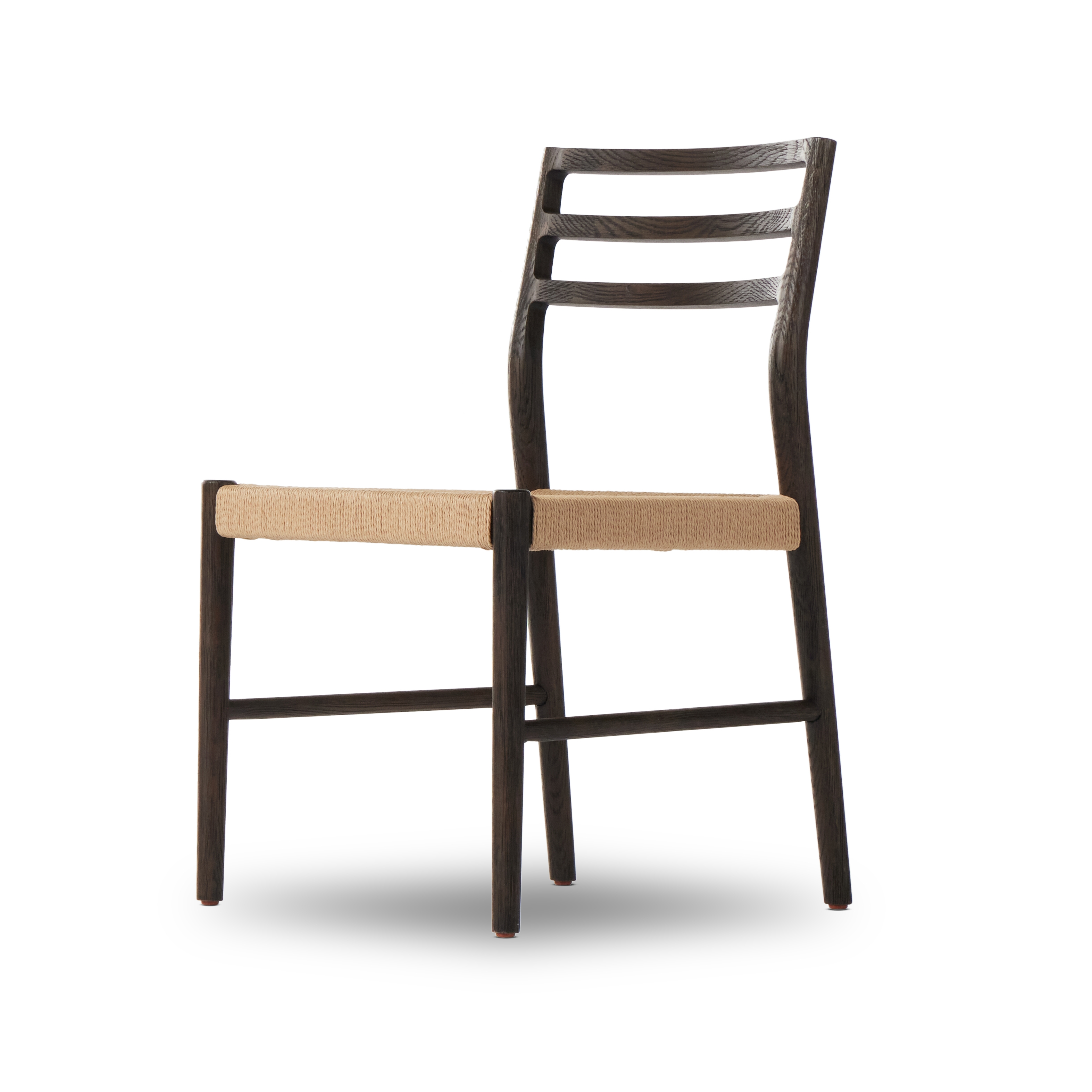 Glenmore Woven Dining Chair-Light Carbon - Image 0