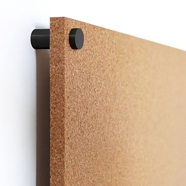 Modern Cork Board, Black Hardware, Mini - Image 2