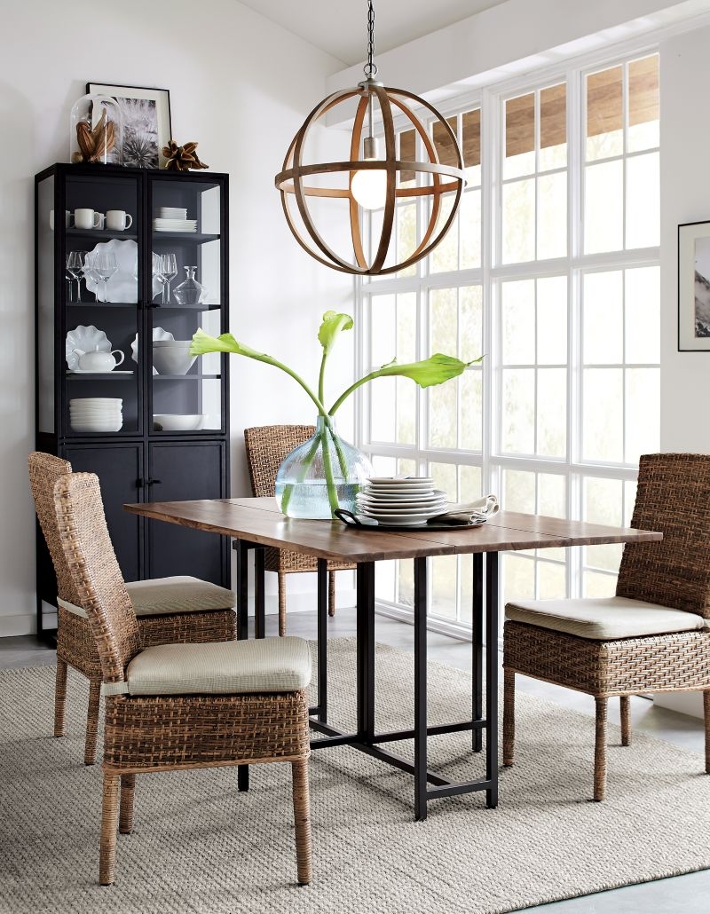 Casement Black Tall Storage Cabinet - Image 5